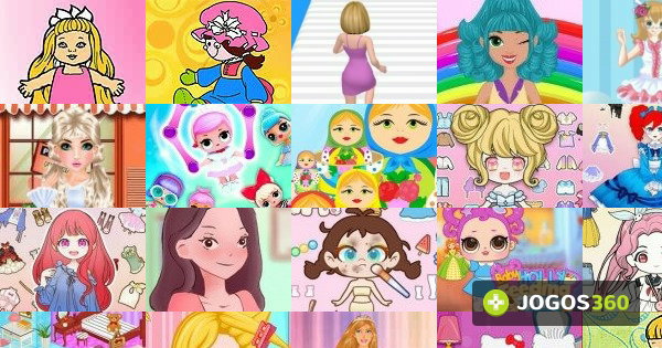 Jogos de Vesti Boneca no Jogos 360