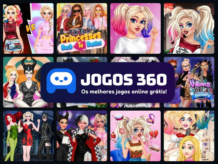 Jogos da Arlequina no Jogos 360