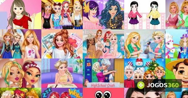 Jogos de Vestir a Barbie e Suas Amigas no Jogos 360