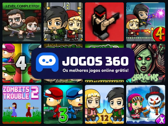 Jogos de Zumbi de 2 Jogadores no Jogos 360