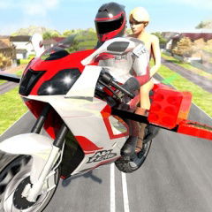 Flying Motorbike Driving Simulator