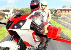 Flying Motorbike Driving Simulator