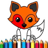 Fox Coloring Book