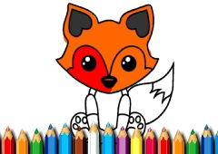 Fox Coloring Book