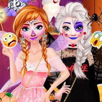 Frozen Sisters Halloween Party