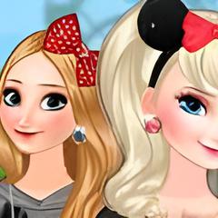 Jogos Disney Frozen de vestir e maquiar 