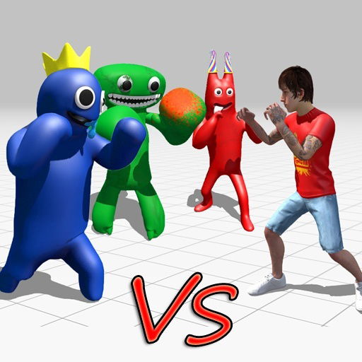 Nabnab (Garten of Banban) Vs Blue (Rainbow Friends) - Batalha de