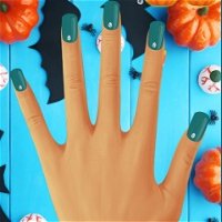 pintando as unhas para os jogos da escola! 💙 #nails #pintandoasunhas