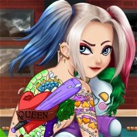 Harley Quinn Fun Tattoo