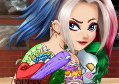 Harley Quinn Fun Tattoo
