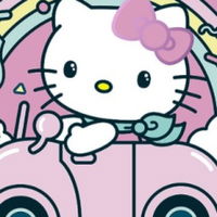 Hello Kitty Car Jigsaw