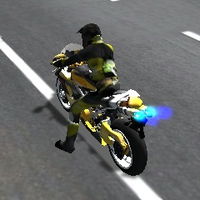 Highway Traffic Bike Stunts