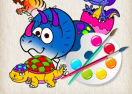 Ice Age Funny Dinosaurs Coloring