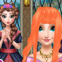 Jogo Frozen Hair Salon