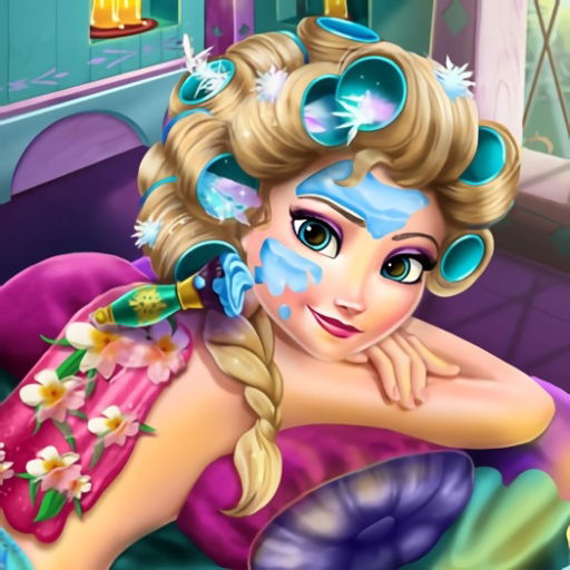 FROZEN ICE QUEEN JOGO DE MAQUIAGEM E SALÃO DE BELEZA DA FROZEN ELSA 