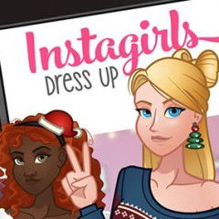 Instagirls christmas shop dress up