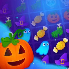 Jogo Halloween Match 3 no Jogos 360