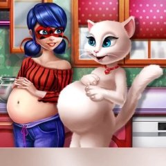 Ladybug and Angela Pregnant BFFs