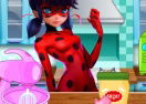 Ladybug Cooking Cupcakes