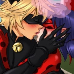 Como colorir o beijo de Ladybug e Cat Noir, Miraculous Ladybug