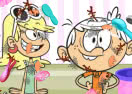 Lincoln and Leni At The Shower