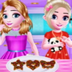 Little Girls Kitchen Time