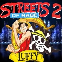 Luffy in Streets of Rage 2