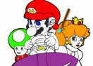 Mario Kart Online Coloring