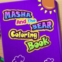 Masha and the Bear Coloring Book