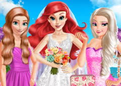 Mermaid Princess Wedding Day