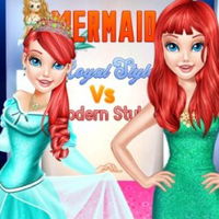 Mermaid Royal Style vs Modern Style