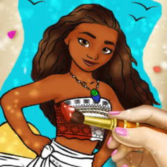 Jogo Moana Coloring Book no Jogos 360