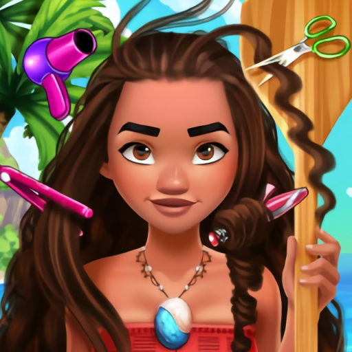 Jogo Moana Princess Real Haircuts no Jogos 360