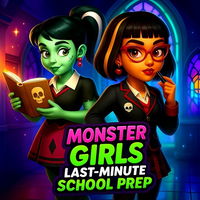 Monster Girls Last Minute School Prep