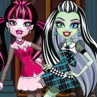 Jogo Vestir Monster High Catrine online. Jogar gratis