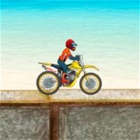 Jogo da moto de trilha na areia - Corrida de moto que empina