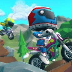 Crazy 2 Player Moto Racing no Jogos 360