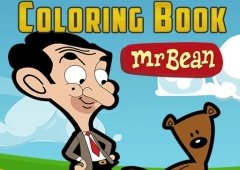 Mr. Bean Coloring Book