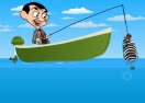 Mr. Bean Fishing