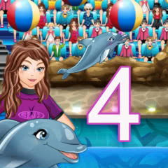 Barbie store dolphin show