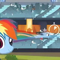 My Little Pony Rainbow Dash Equestria Race