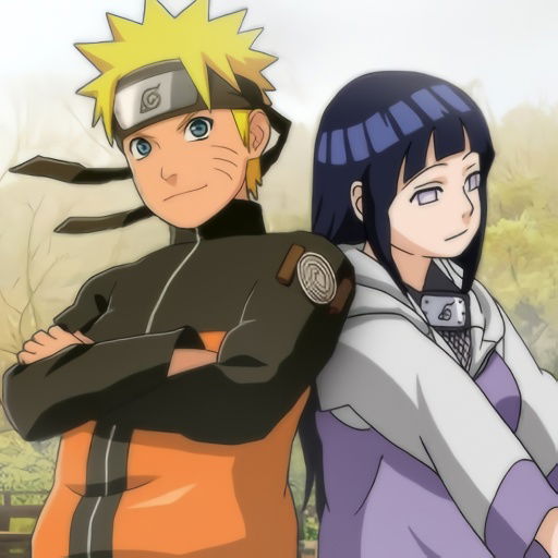 Naruto and Hinata - online puzzle