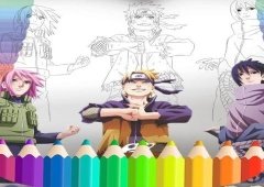 Naruto Shippuden Coloring Book