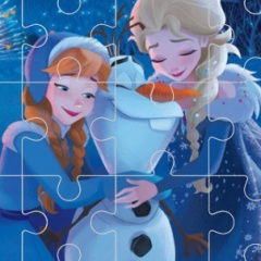 Jogo Frozen Jigsaw Puzzle no Jogos 360