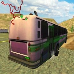 Simulador de ônibus manual real 3D Estacionamento City Cargo Game