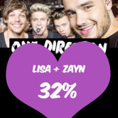 Jogo One Direction Love Calculator no Jogos 360