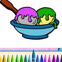 Jogo Online Ice Cream Coloring no Jogos 360