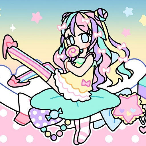 Pastel girl dress clearance up