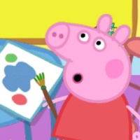 Desenho da Peppa Pig Pinturas Como Pintar online Porquinha rosa Jogo  Desenho da peppa e george 