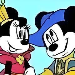 Pinte a Minnie e o Mickey